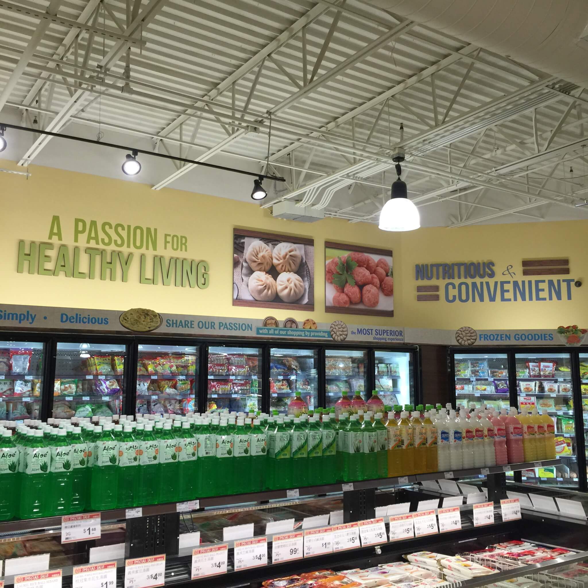 99 Ranch Market in Carrollton (Interior) Giant Sign Company