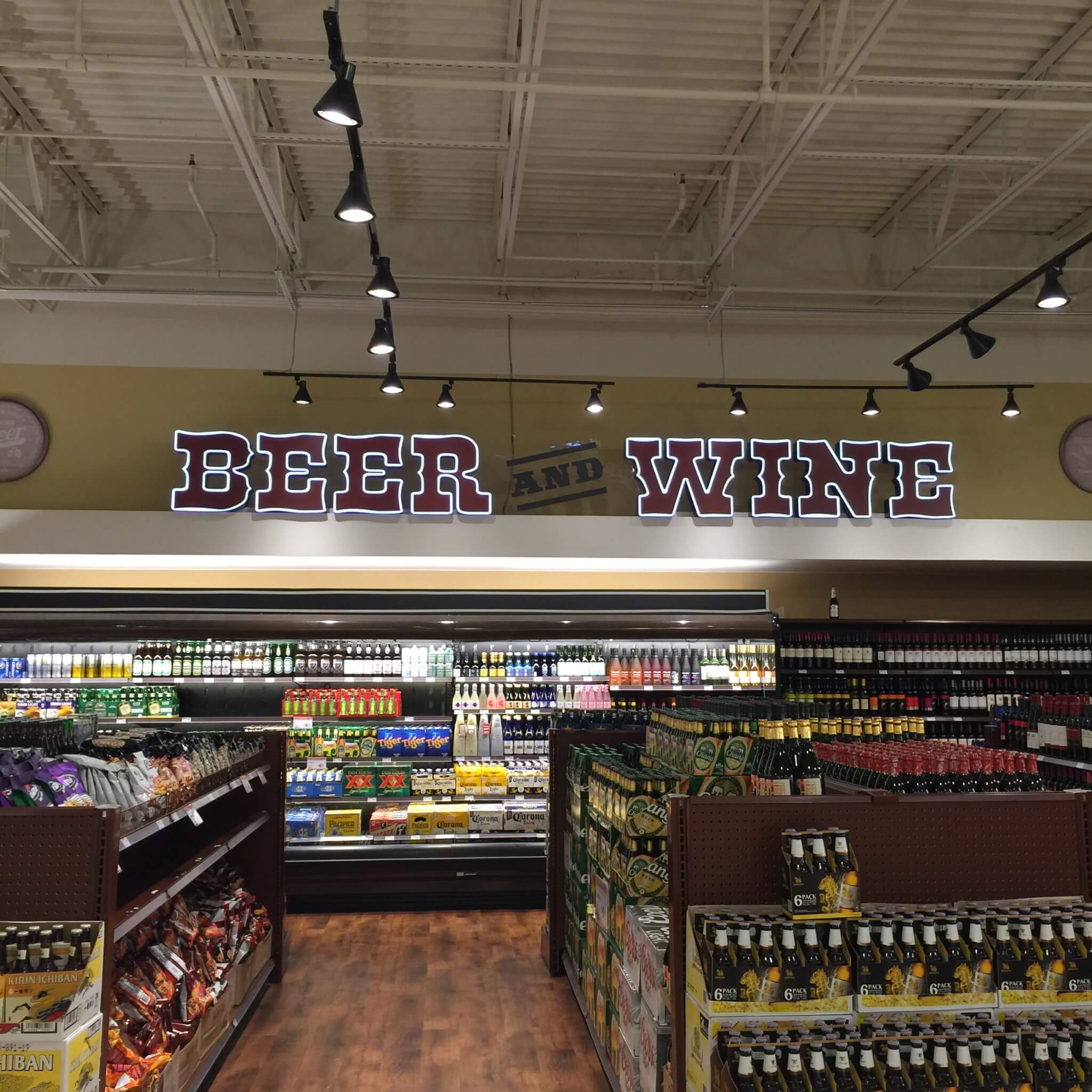 99 Ranch Market in Carrollton (Interior) Giant Sign Company