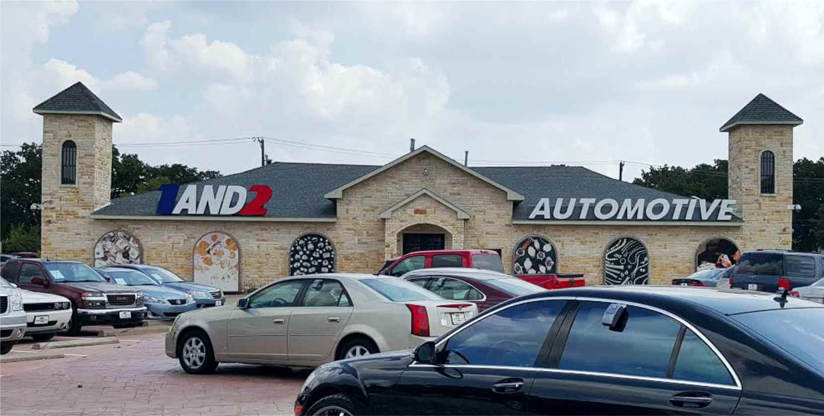 1 AND 2 Automotive in Dallas Giant Sign Company