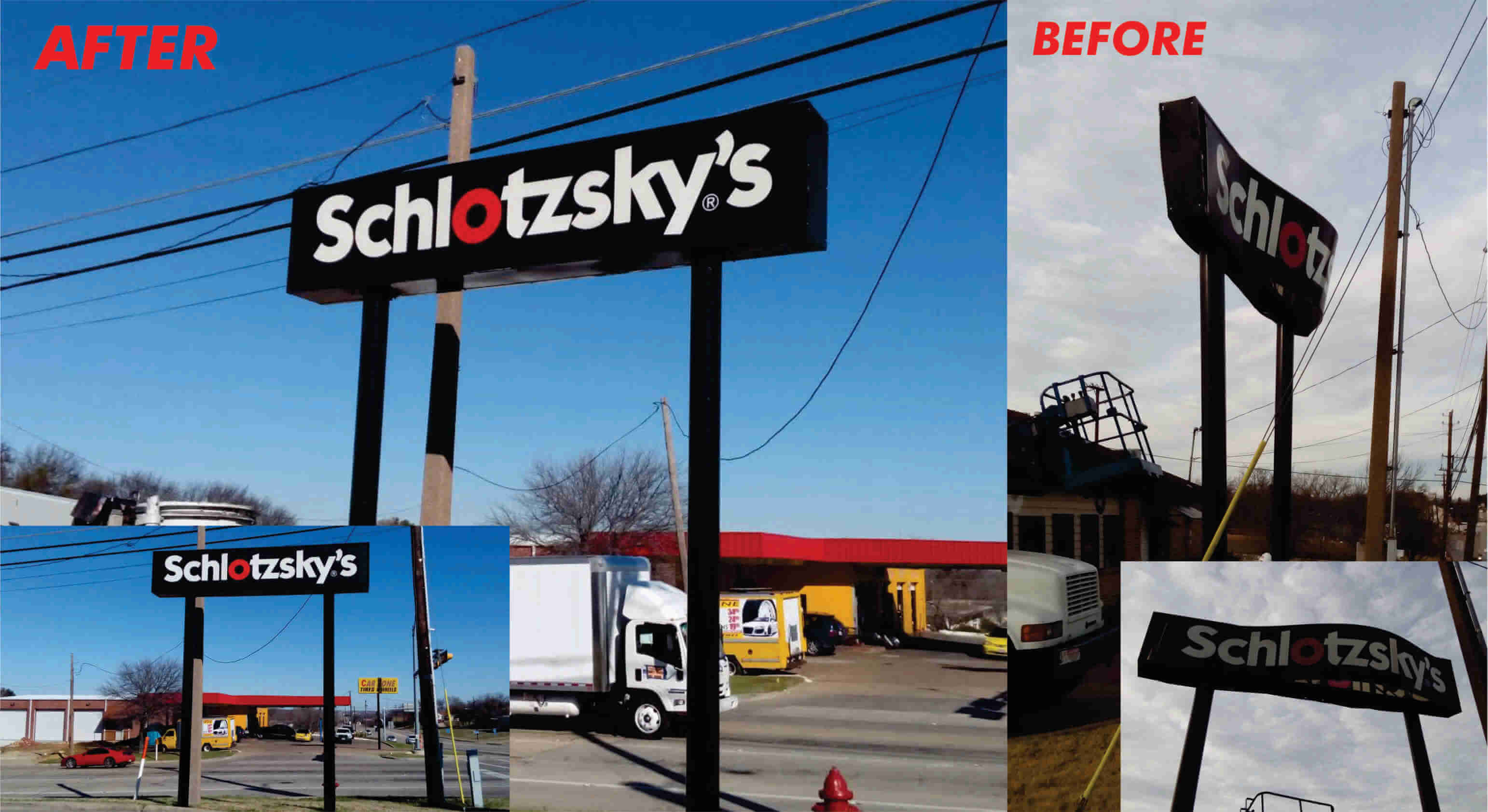 Schlotzsky's Deli in Grand Prairie Giant Sign Company