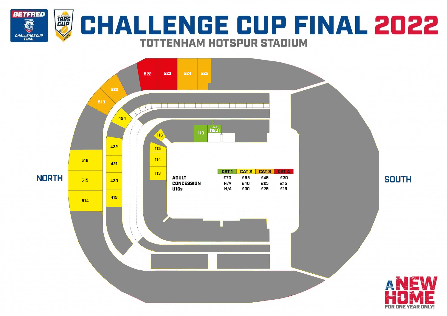 Betfred Challenge Cup Final Information Tickets on Sale Now