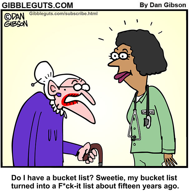 Bucket List Gibbleguts COMICS