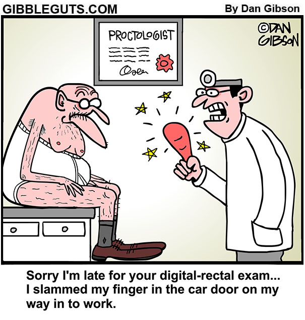 Prostate Exam Gibbleguts COMICS