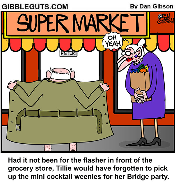 Supermarket Flasher Gibbleguts COMICS