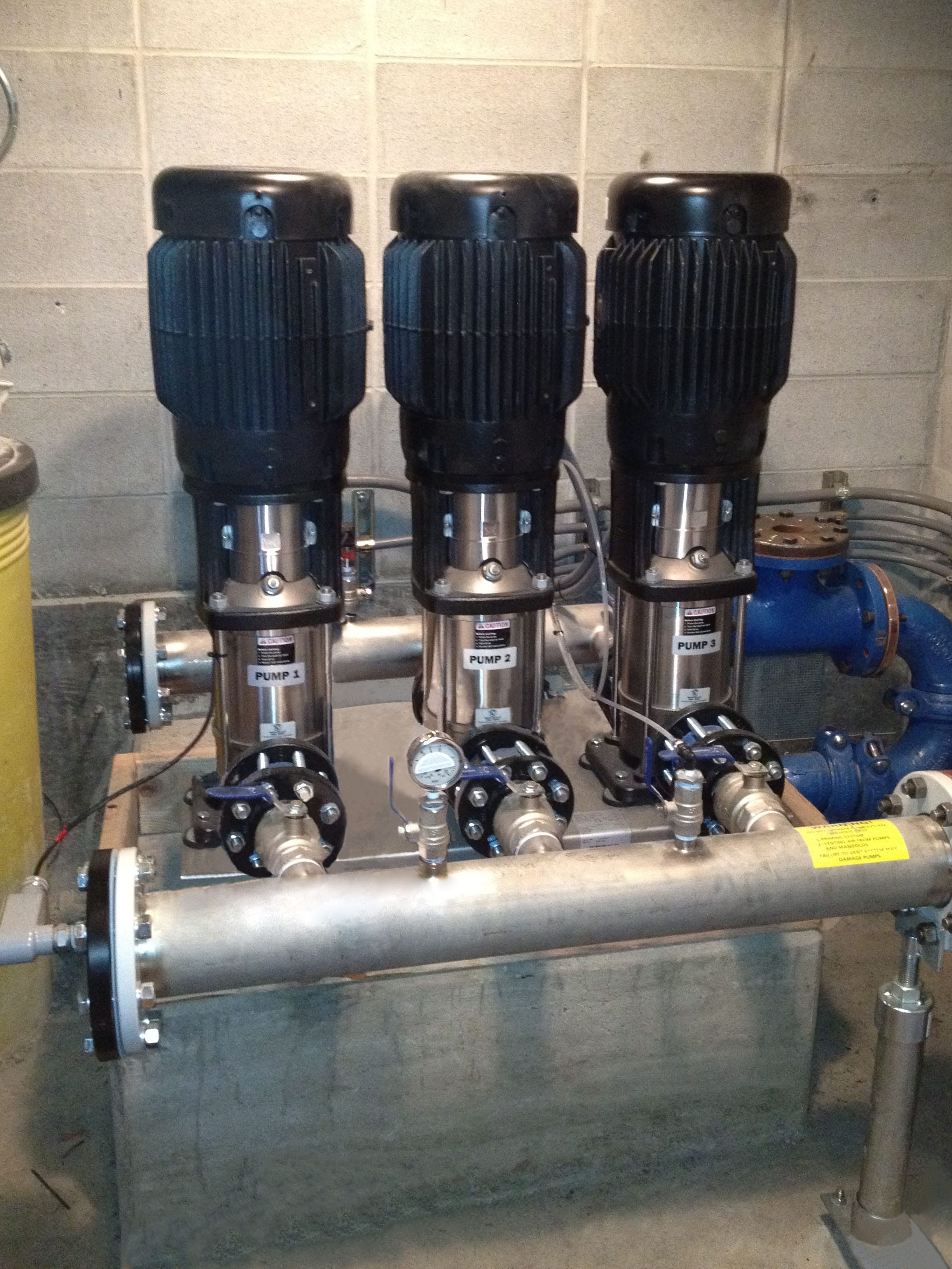 Water Booster Pump Station Modifications Gibbs and Olson