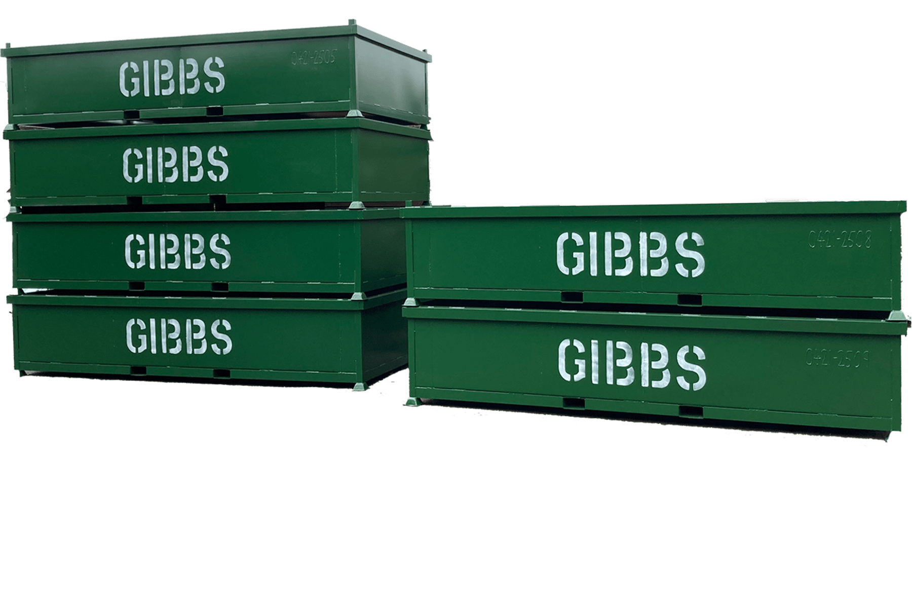 Gibbs New Bins Designed For 10ft x 5ft Sheet Gibbs Metal Recycling