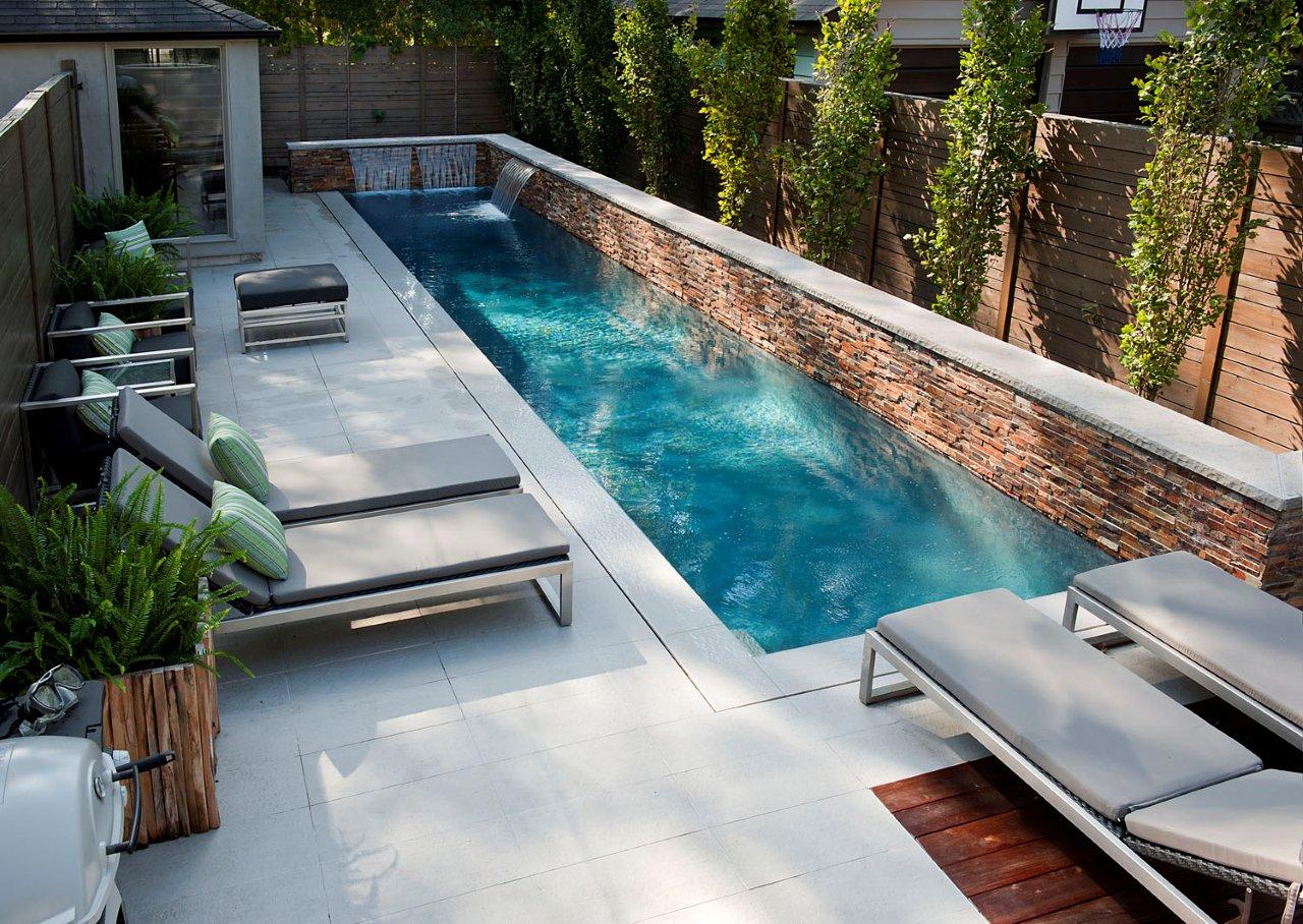 pools side yard on Pinterest Lap Pools, Plunge Pool and Pools
