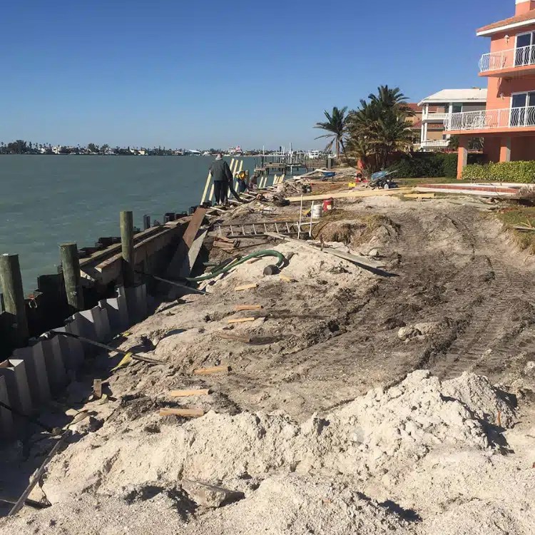 Gibson Marine Construction Tampa Seawall Construction Experts