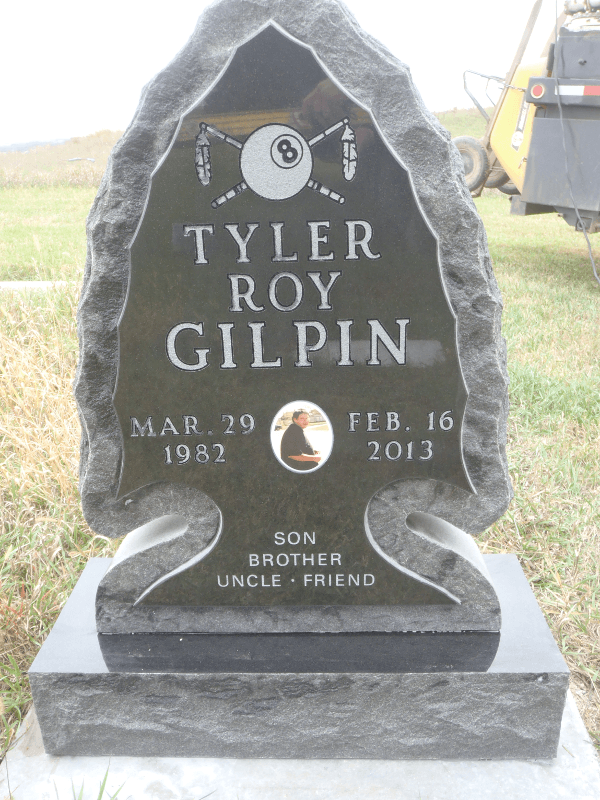 GILPIN, TYLER Family Memorials By Gibson