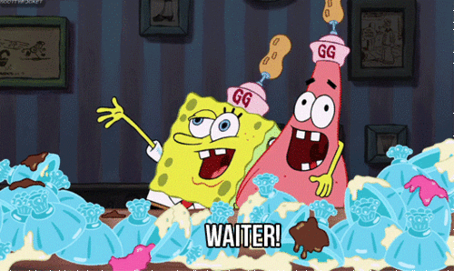 Gifcept Sponge Bob and Patrick wasted