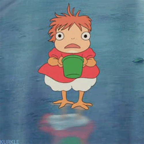 Download Ponyo On The Cliff By The Sea Anime Ponyo Gif Gif Abyss