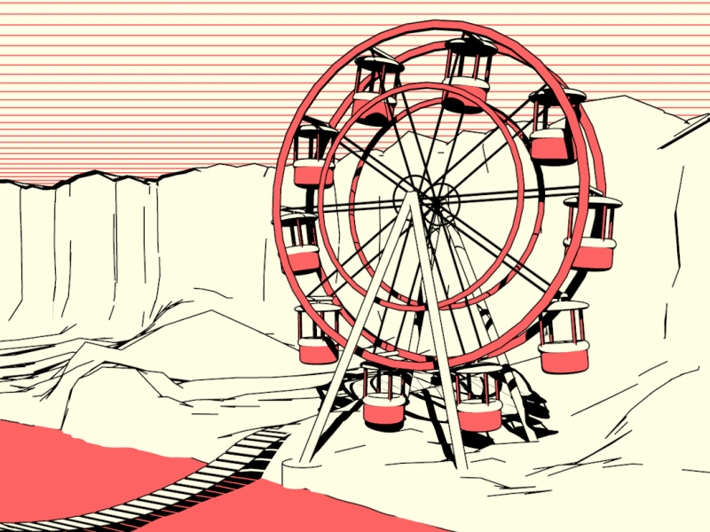 Download Amusement Park Man Made Ferris Wheel Gif Gif Abyss
