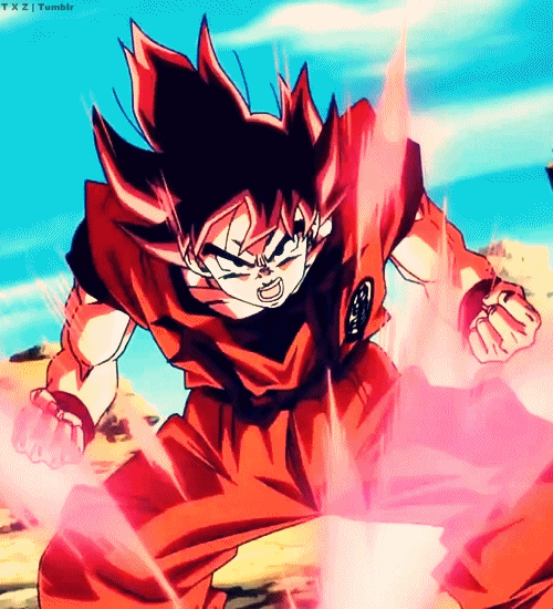Download Goku Kaioken Anime Dragon Ball Z Dragon Ball Gif Gif Abyss
