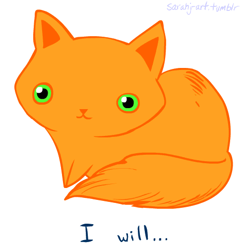 Download Animal Cat Orange (Color) Cute Illustration Cute Cat Gif Gif