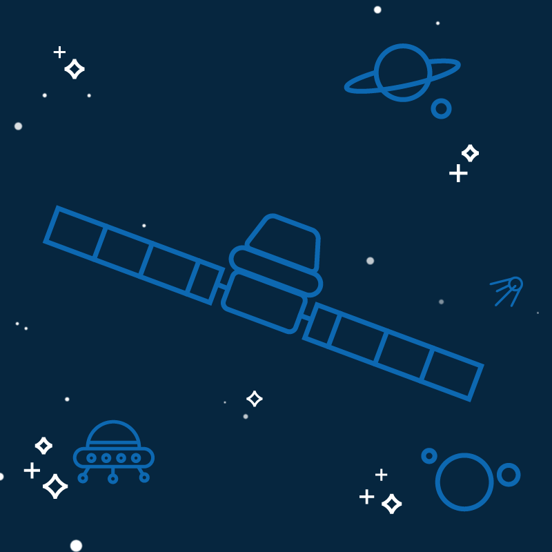 Spaceship Pixel Art GIF