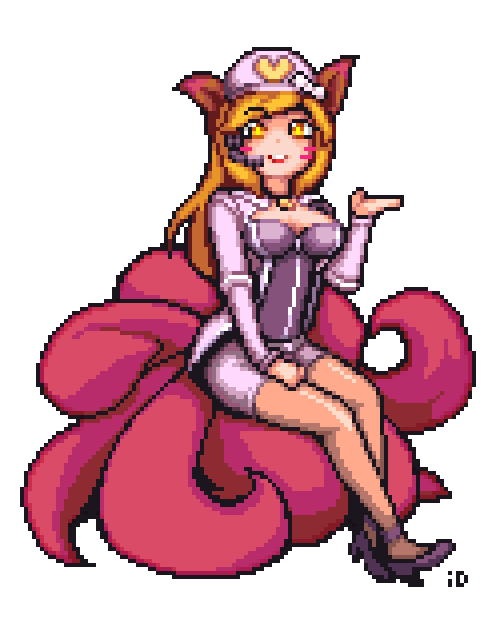 Download Ahri (League Of Legends) Video Game League Of Legends Gif