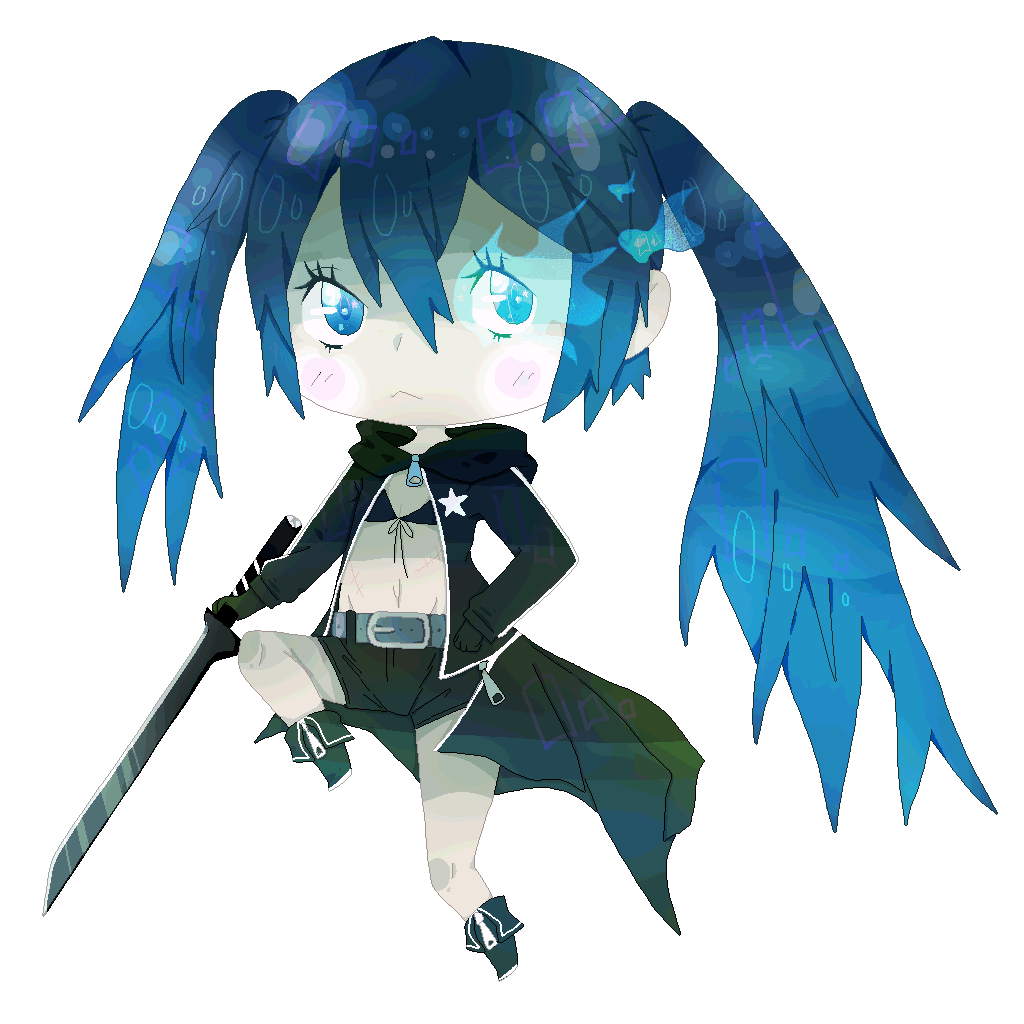 296 Black Rock Shooter Gifs Gif Abyss
