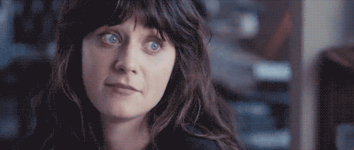 Zooey Deschanel Smiling Gifrific