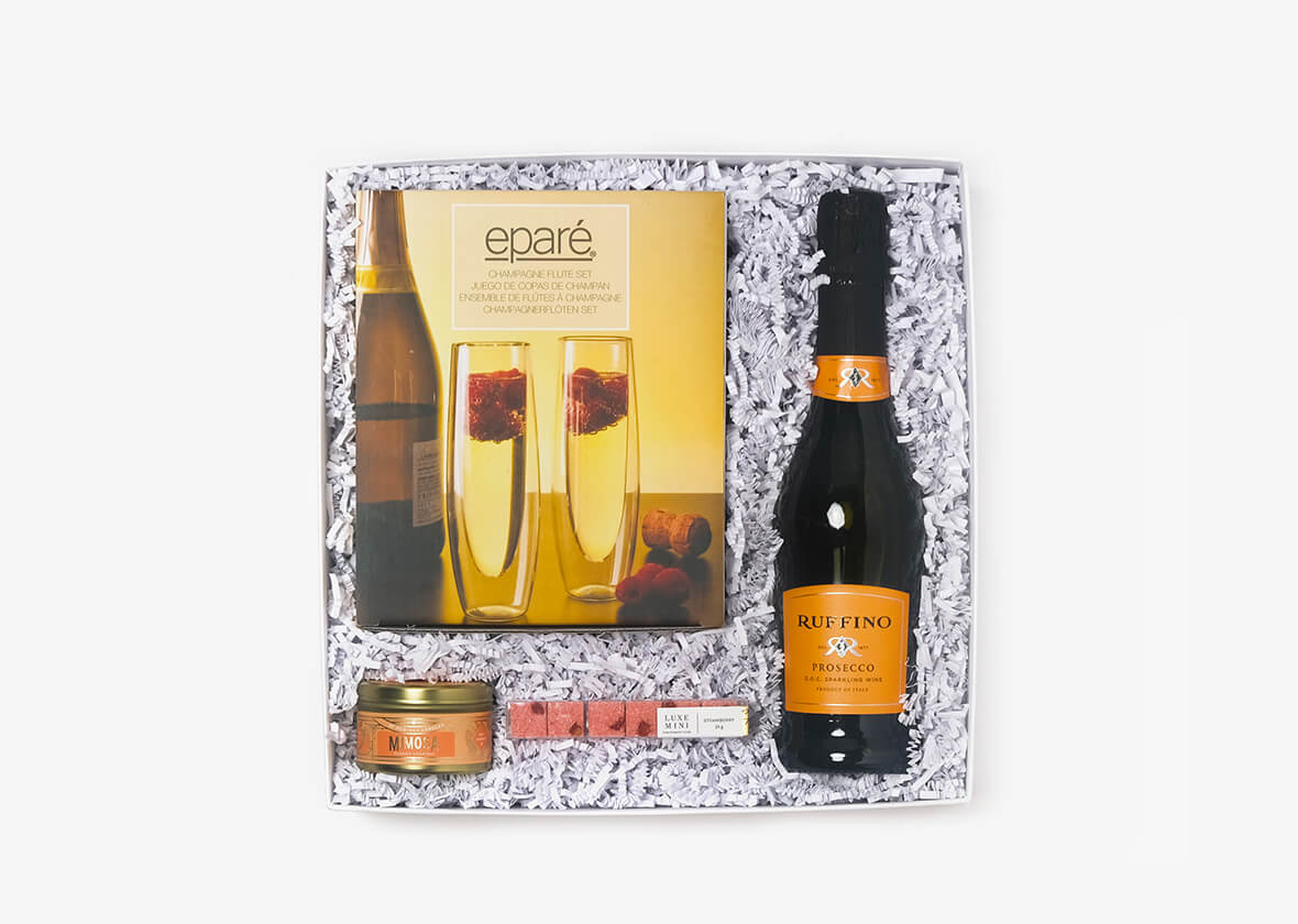 Fountain Gifts Strawberry Mimosa Kit Gift Box Giftagram