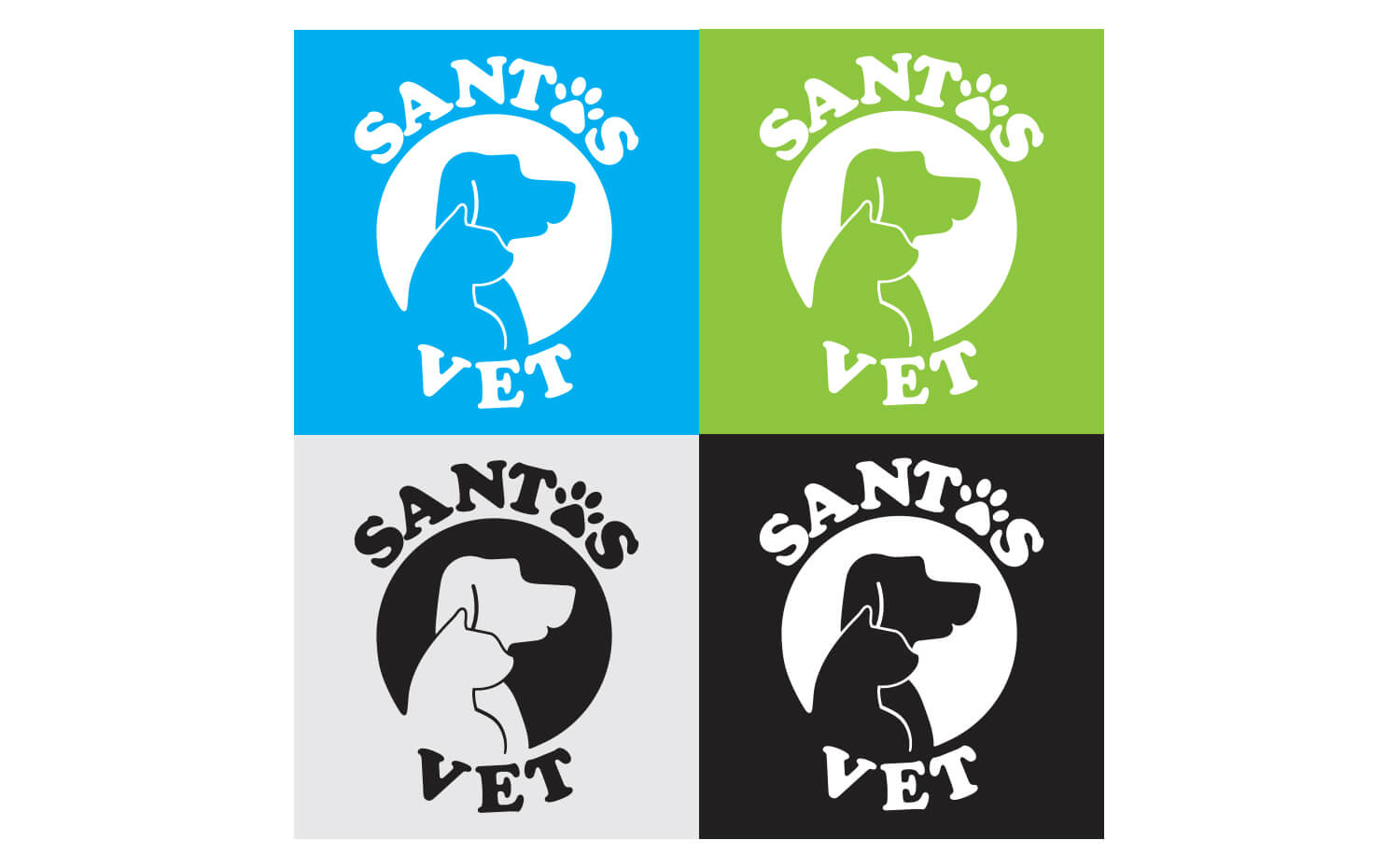 Santos Veterinary Logo Design Case Study