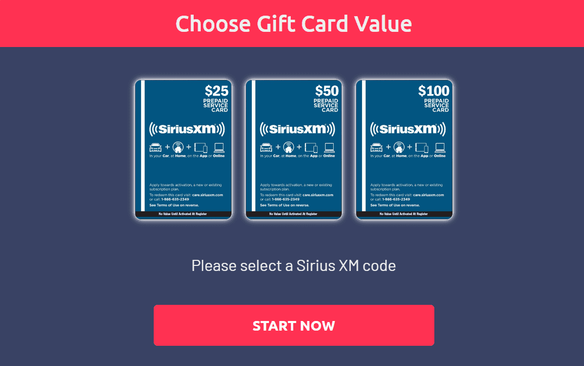 SiriusXM Gift Card How to Get Free SiriusXM Discount 2022