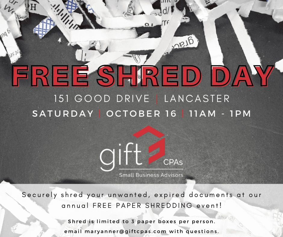 Free Shredding Events Lancaster Pa 2023