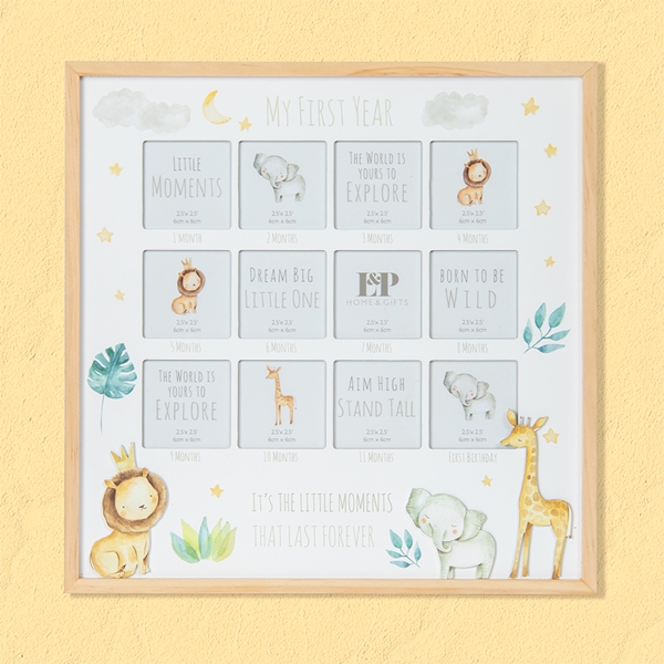 Little Moments 1st Year Baby Frame Gift Mania