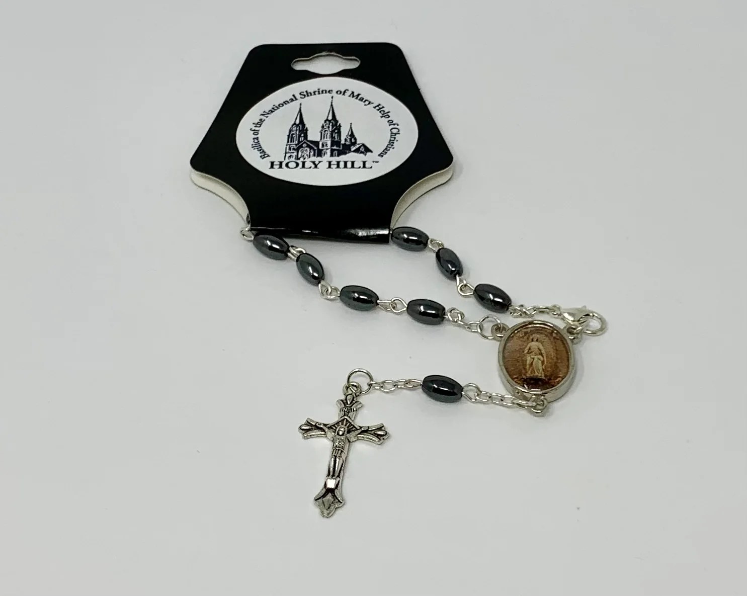HOLY HILL HEMATITE AUTO ROSARY (ONE DECADE) Holy Hill Gift Store