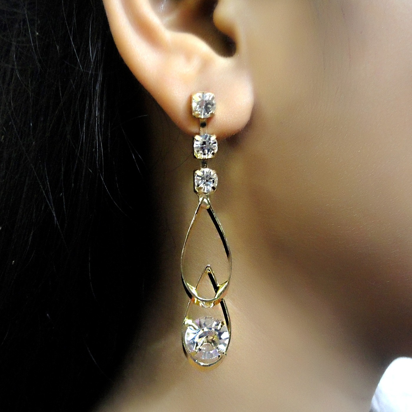 Stylish Crystals Dangler Earring GiftteensBuy Gifts Online