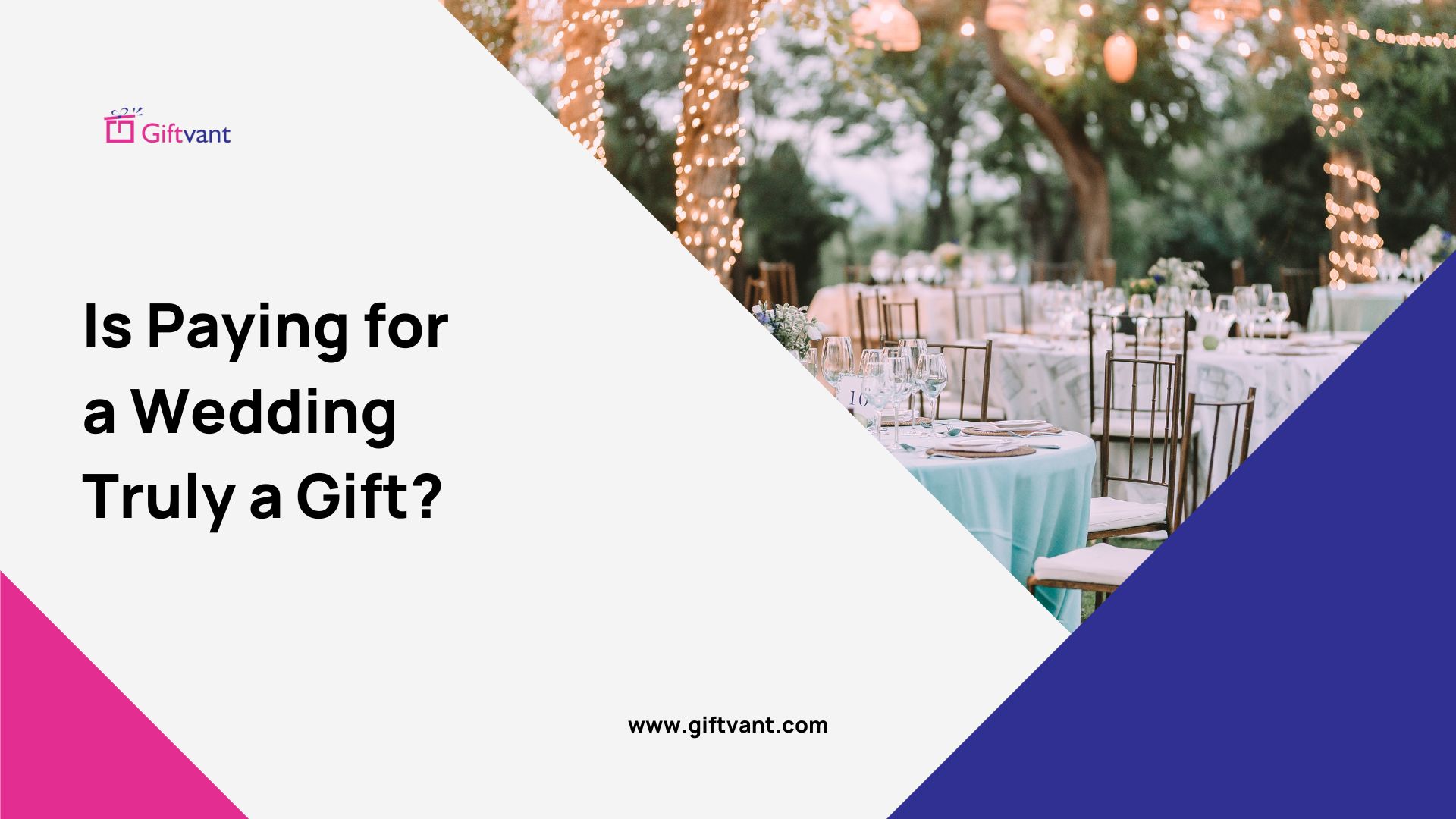 Is Paying for a Wedding Truly a Gift?