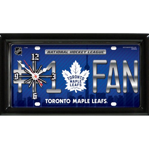 Toronto Maple Leafs Clock NHL Sports Clocks Giftware Canada