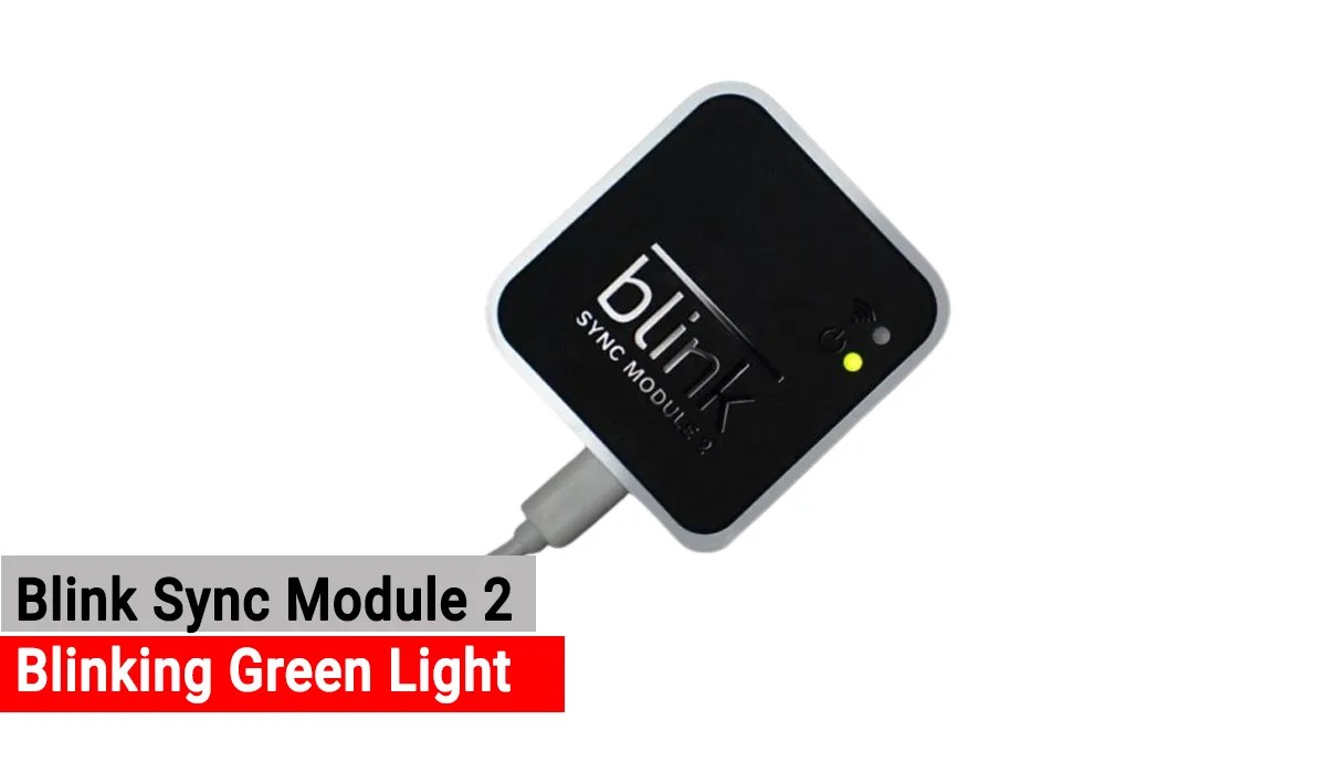 Blink Sync Module 2 Blinking Green Light Giga Smart Home
