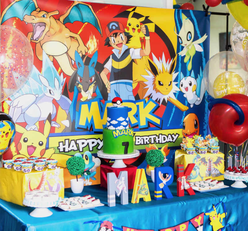 Mark's 7th Pokemon Birthday Party Giggle Factory LA