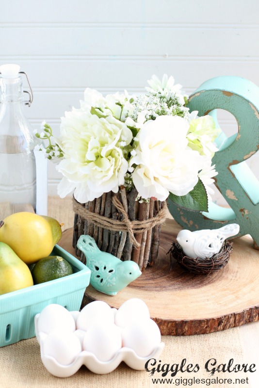 Rustic Easter Centerpiece Giggles Galore