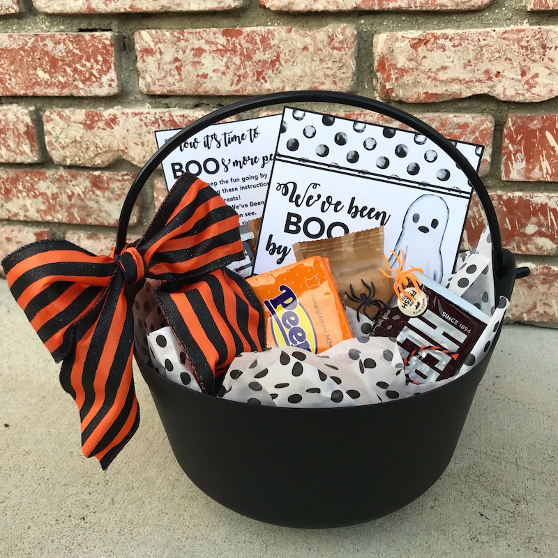 Spooky Halloween Boo S'mores Kits with Free Printable Giggles Galore