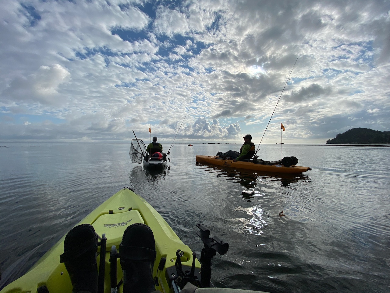 Kayak Fishing Tofino, Vancouver Island Gig Harbor Fly Shop