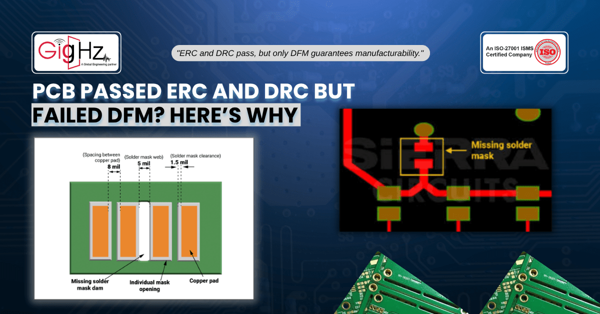 PCB Passed ERC & DRC but Failed DFM? Here’s Why