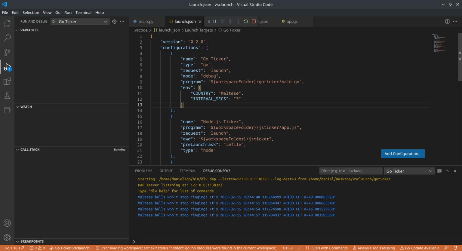 Working with VS Code Launch Configurations Gigi Labs