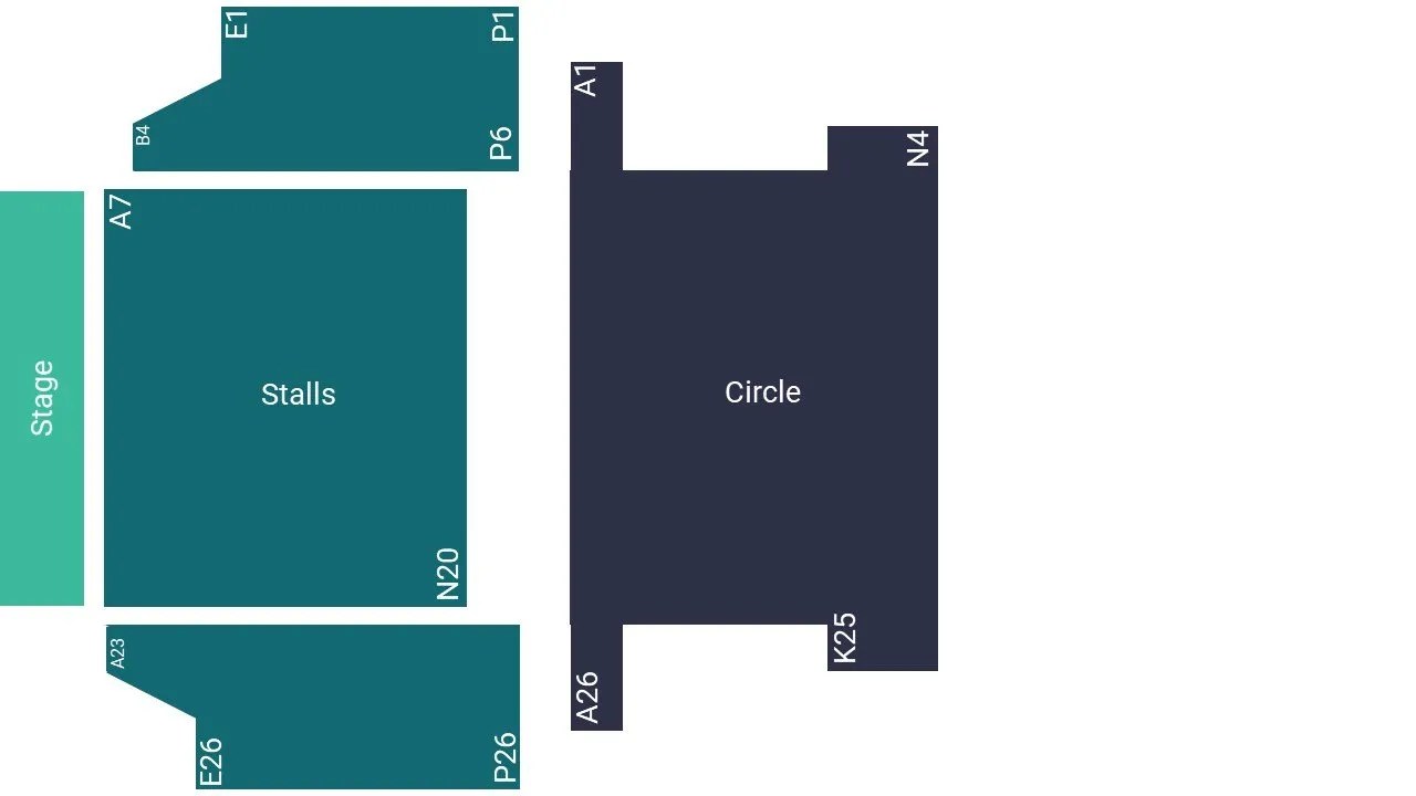 The Playhouse WestonsuperMare Seating Map