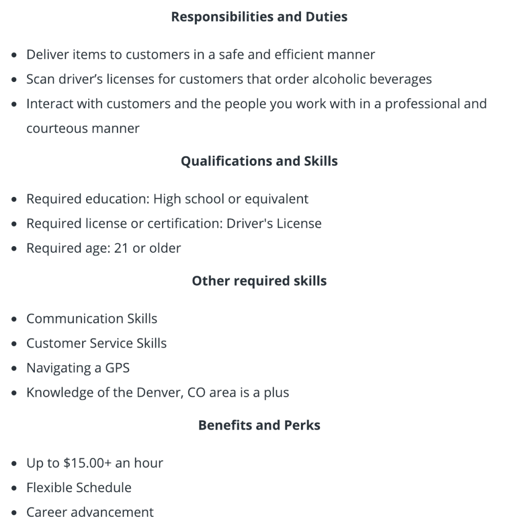 Gopuff Customer Service For Drivers inspire referances 2022
