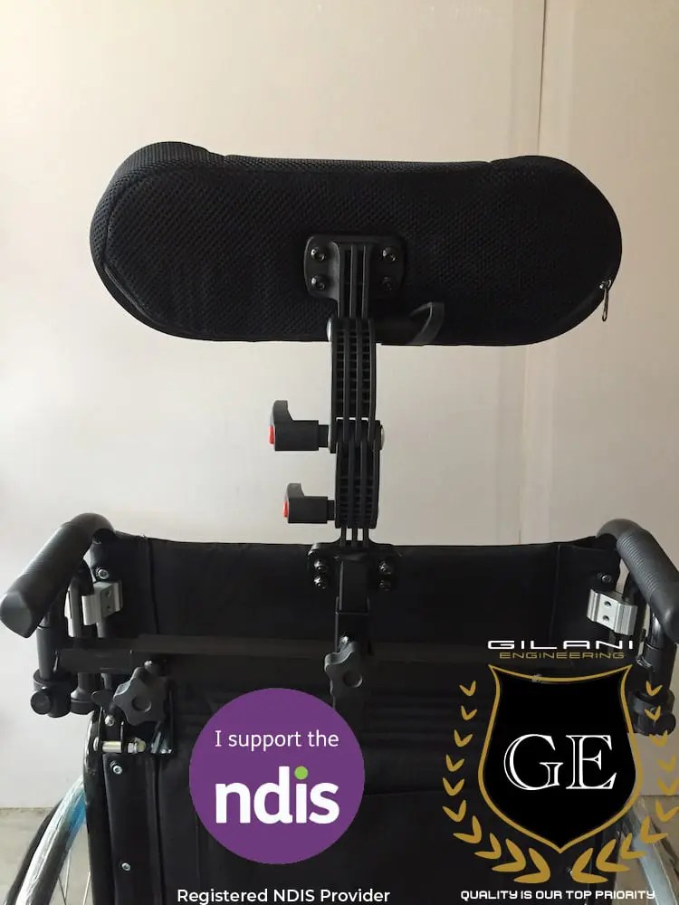 Detachable Adjustable Headrest Support for Wheelchairs/Mobility