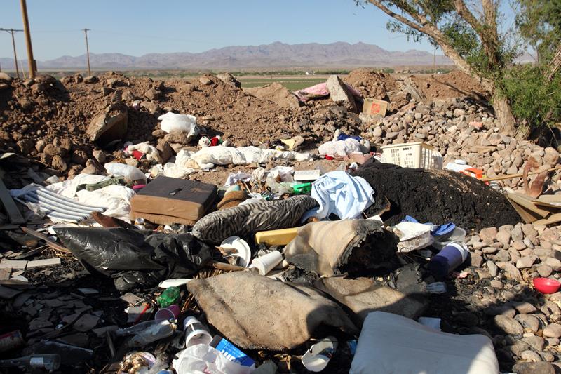 The Gila Valley is full of garbage