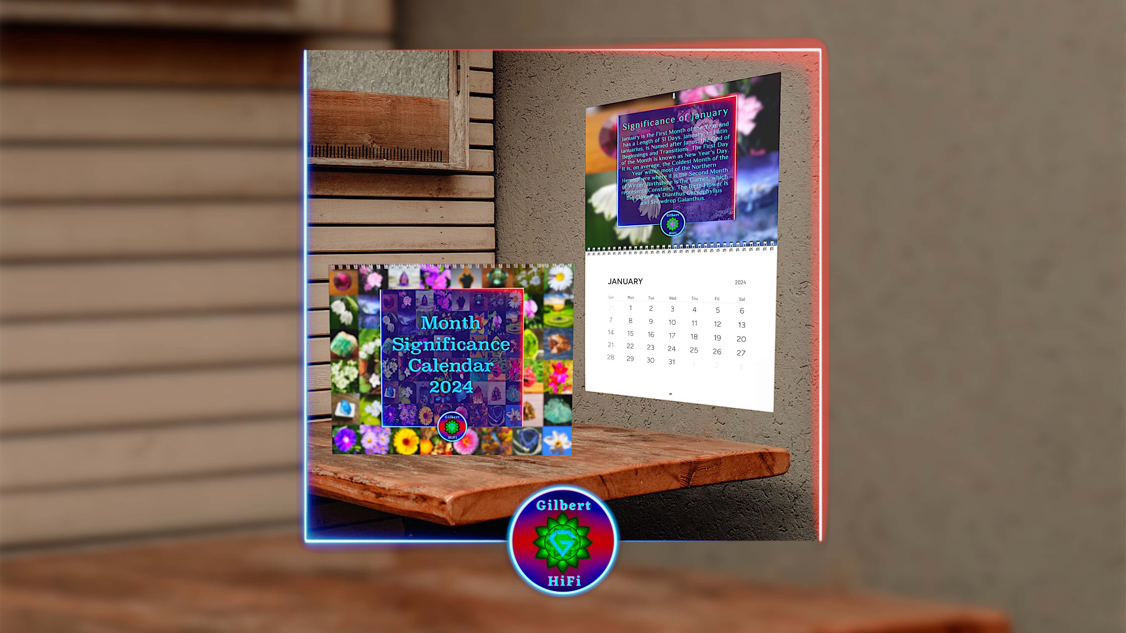 Wall Calendar Gilbert HiFi