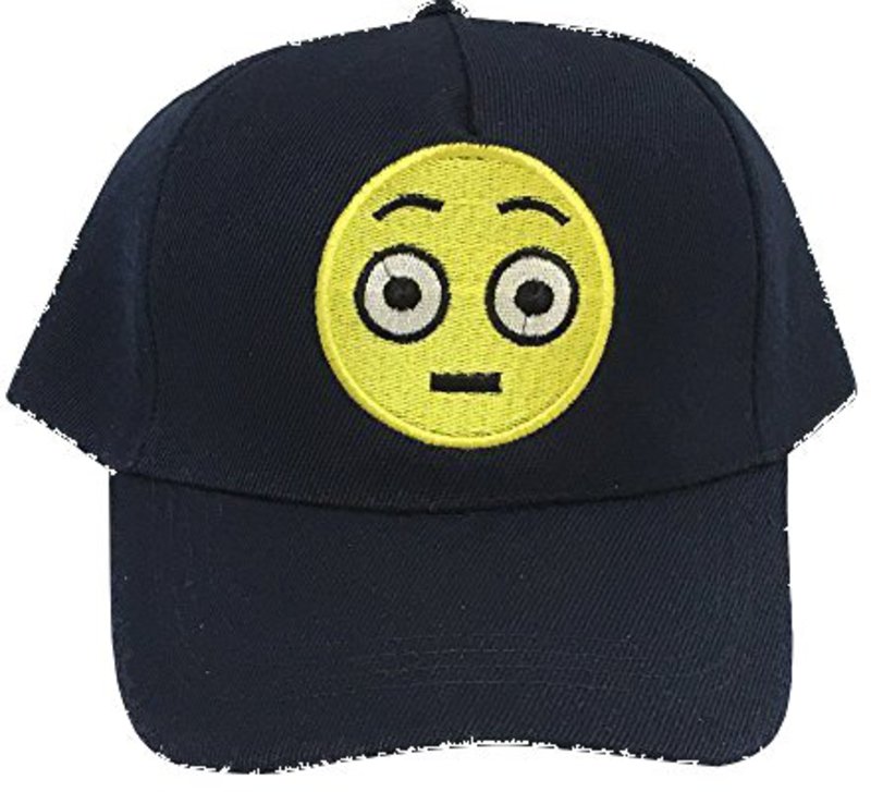 Emoji Embroidered Baseball Cap, 5 Styles, different emojis and colors