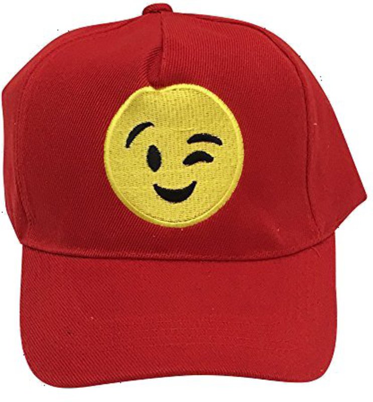 Emoji Embroidered Baseball Cap, 5 Styles, different emojis and colors