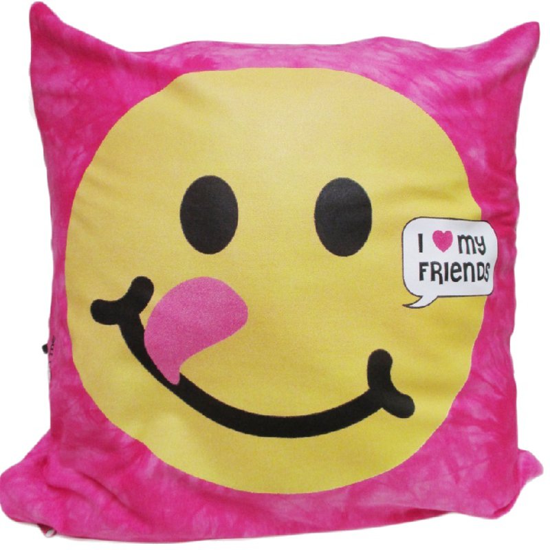 Autograph Pillow Pink Smiley ITEM BJ700PINK