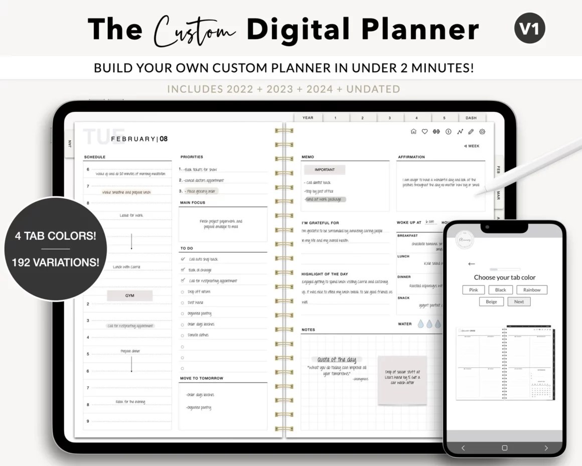 Top 26 Best Digital Planners for GoodNotes (Free & Paid) Inspiration & Productivity for Everyone