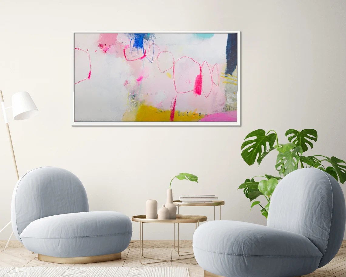 30 Colorful & Abstract Canvas Wall Art Inspiration & Productivity for