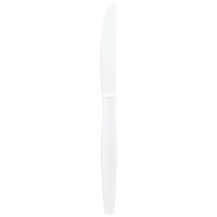 Plastic Knife Heavyweight White USF8739948 Gill Grilling
