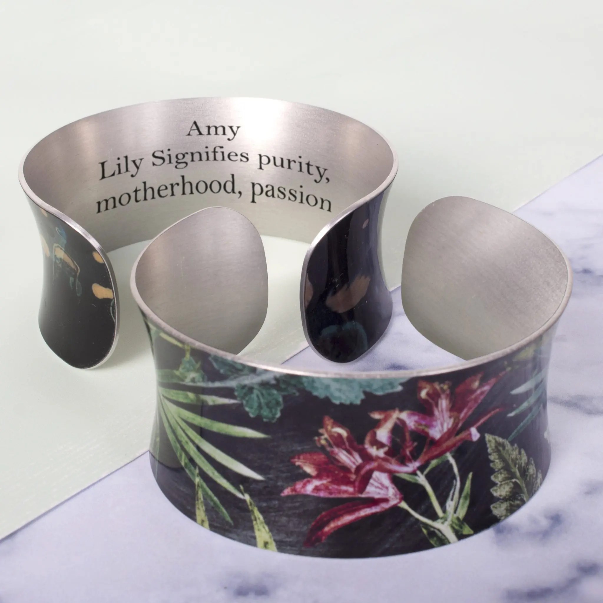 May Birth Flower Bracelet Gift For Her, Lily, Beautiful